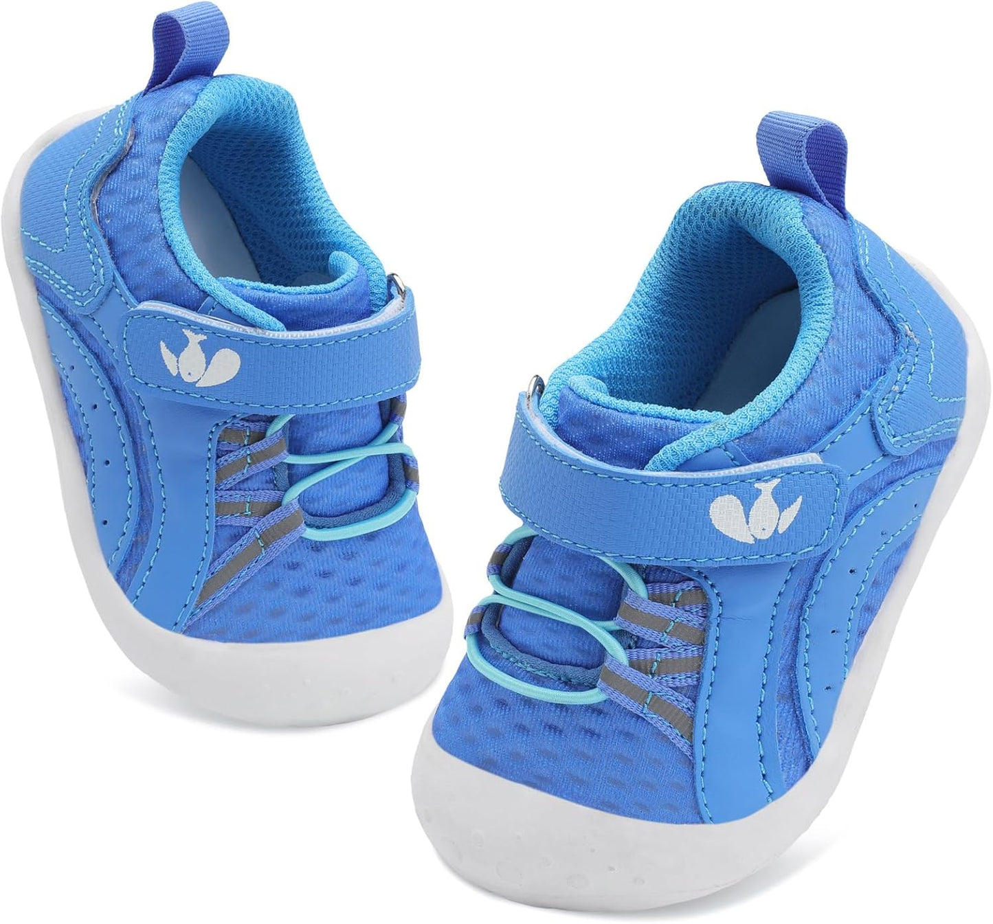 FEETCITY Wide Baby Shoes Boys Girls Baby Barefoot Shoes Breathable Infant Walking Shoe Crib Sock Shoe Toddler Sneakers Flexible