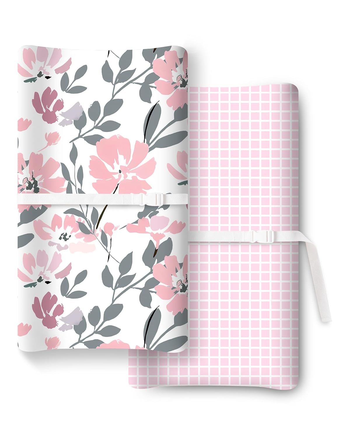 Extra Stretchy Changing Pad Cover, Ultra Soft Premium Jersey Knit Changing Pad Sheets, Unisex for Boys Girls, Fits All Standard Changing Tables/Dresser Tops - 2 Pack