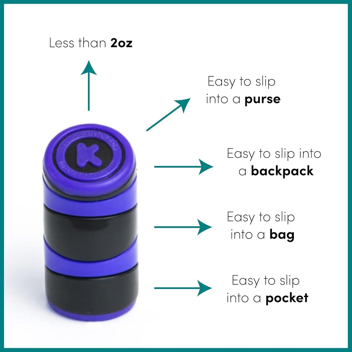 MOOV Mini Fidget Toy, Relieve Anxiety and Stress. Small, Discrete, one Hand use. Relaxing Smooth Movement. Pocket Friendly. Improve Clarity and Focus for Child or Adult. Autism Sensory aid.