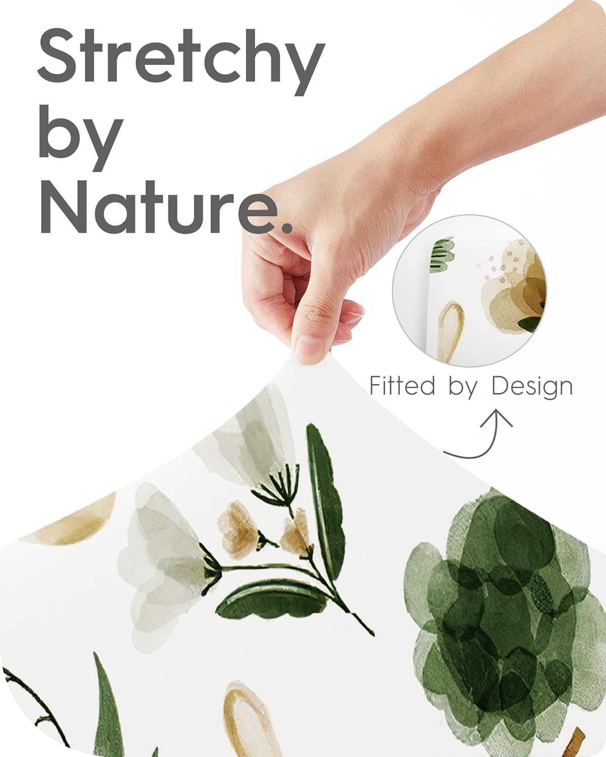 Bassinet Sheets for Baby Boy Girl, TotBasic Buttery Soft Universal Bassinet Fitted Sheet, Compatible with Halo, Mika Micky, Baby Delight, Dream On Me, Maxi COSI and More Bassinet Mattress(Safari)