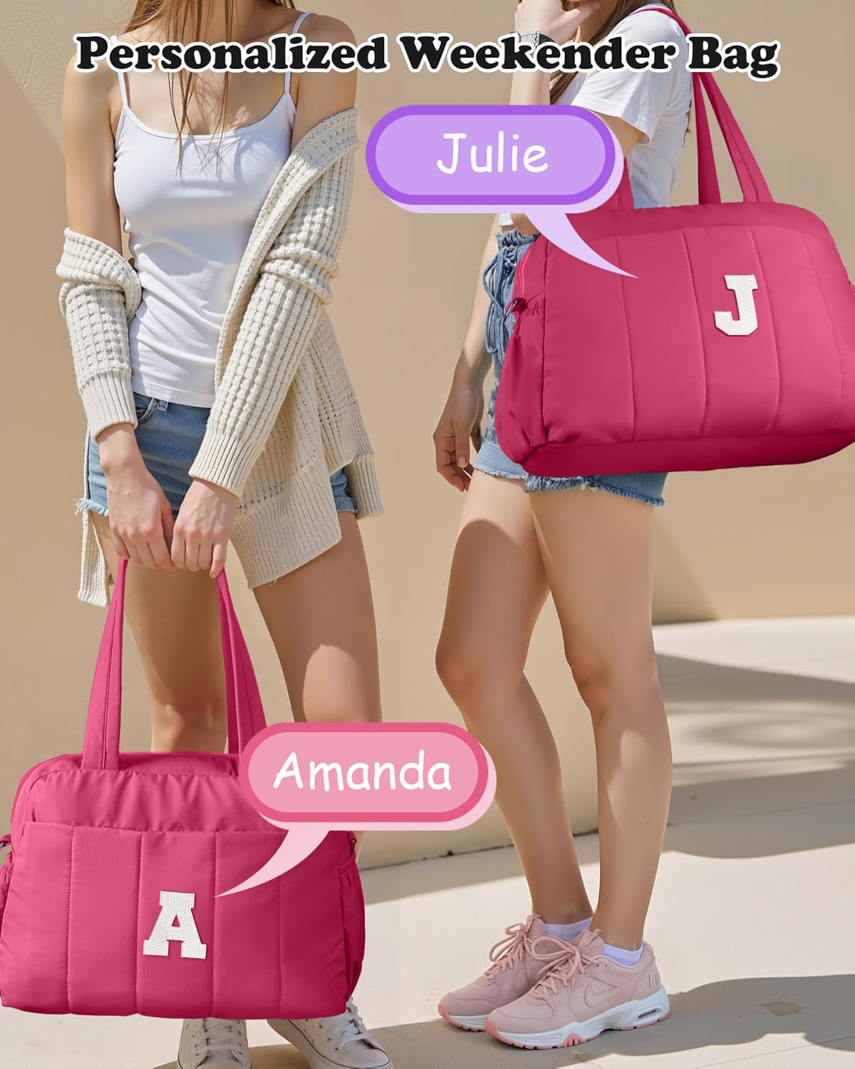 Dance Bag, Kid Weekender Bags，10 Year Old Girl Birthday Gifts-Girl Overnight Bag with Wet Pocket，Lightweight Travel Tote Personalized Cheer Bags with Makeup Pouch