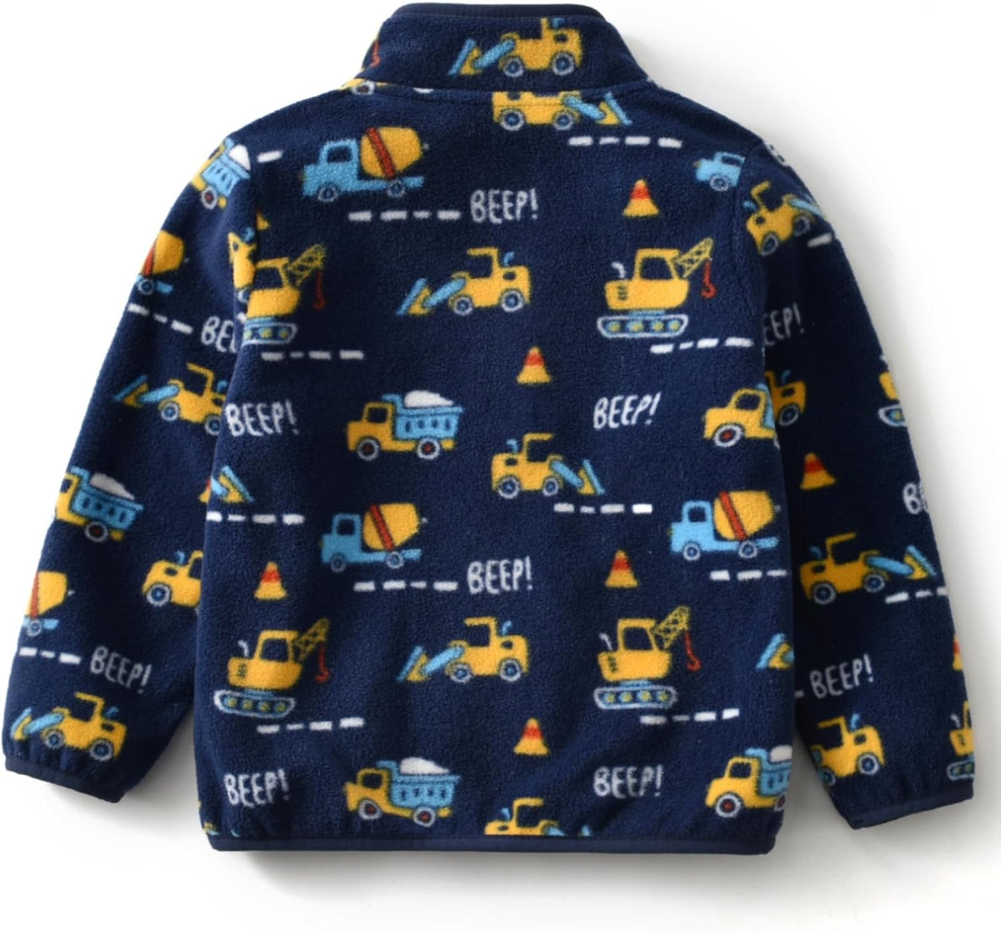 Toddler Fleece Jacket Kids Lightweight Outerwear Boys Girls Long Sleeve Fall Spring Coat 2-12 Years