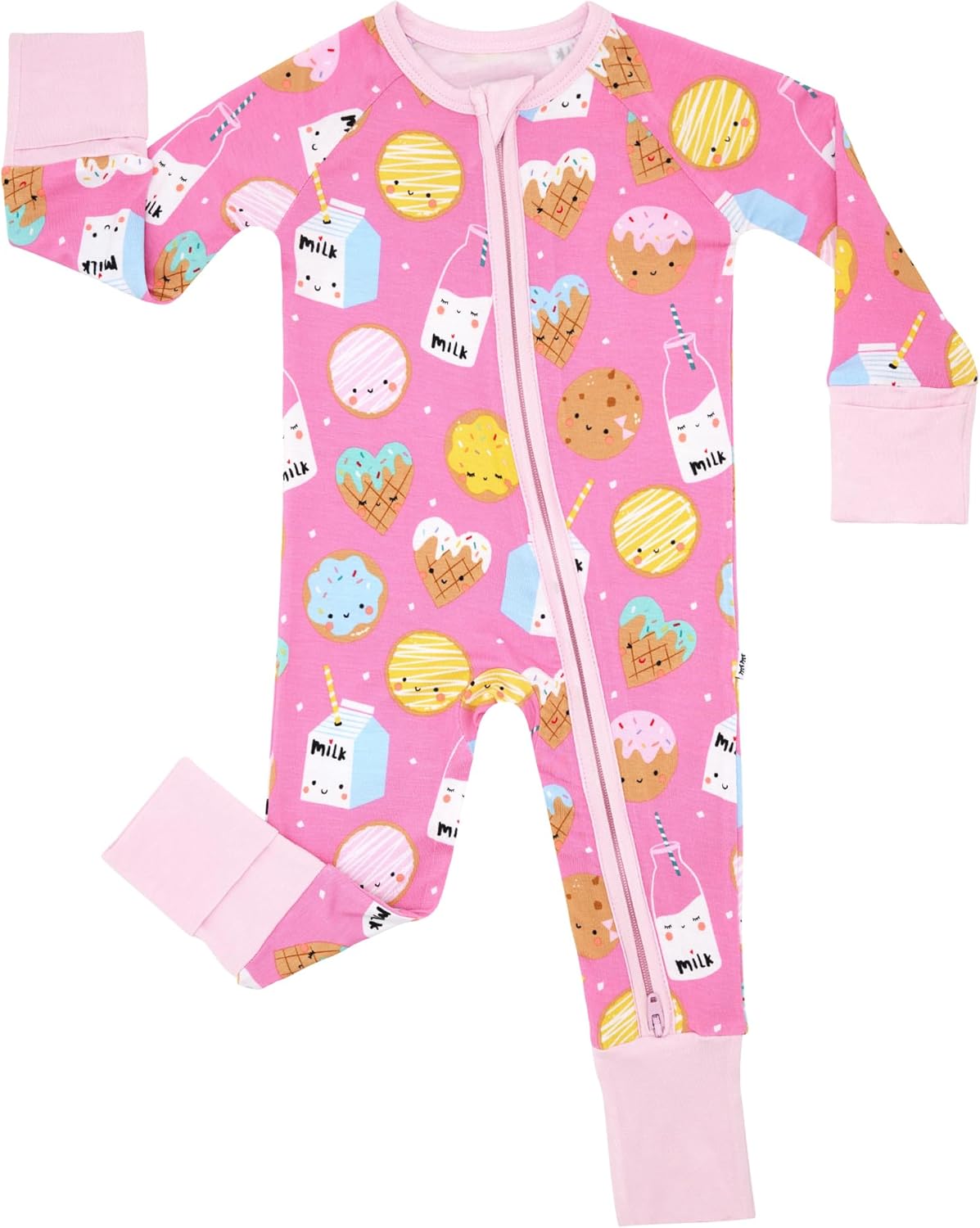 Little Sleepies Pajamas for Baby Boys & Girls, Viscose from Bamboo Baby Pajamas, Preemie & Newborn Sleepers, 2-Way Zipper PJs