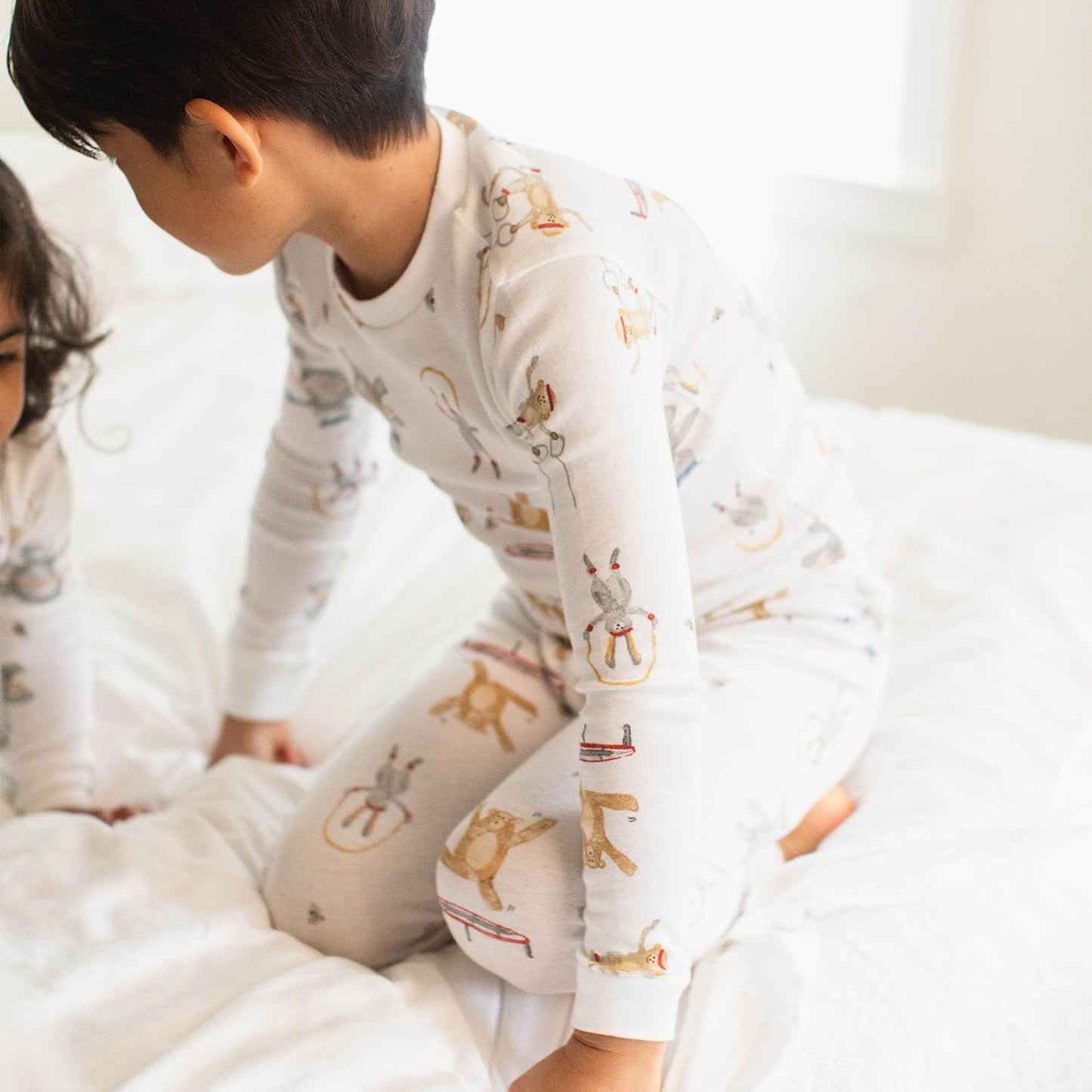 Burt's Bees Baby Boys' 2-Piece Long Sleeve Tee and Pants Organic Cotton Pajama Set