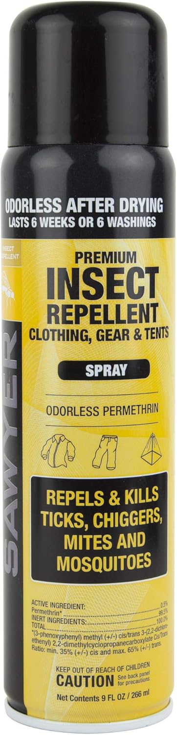 Sawyer Products Premium Permethrin Insect Repellent for Clothing, Gear & Tents