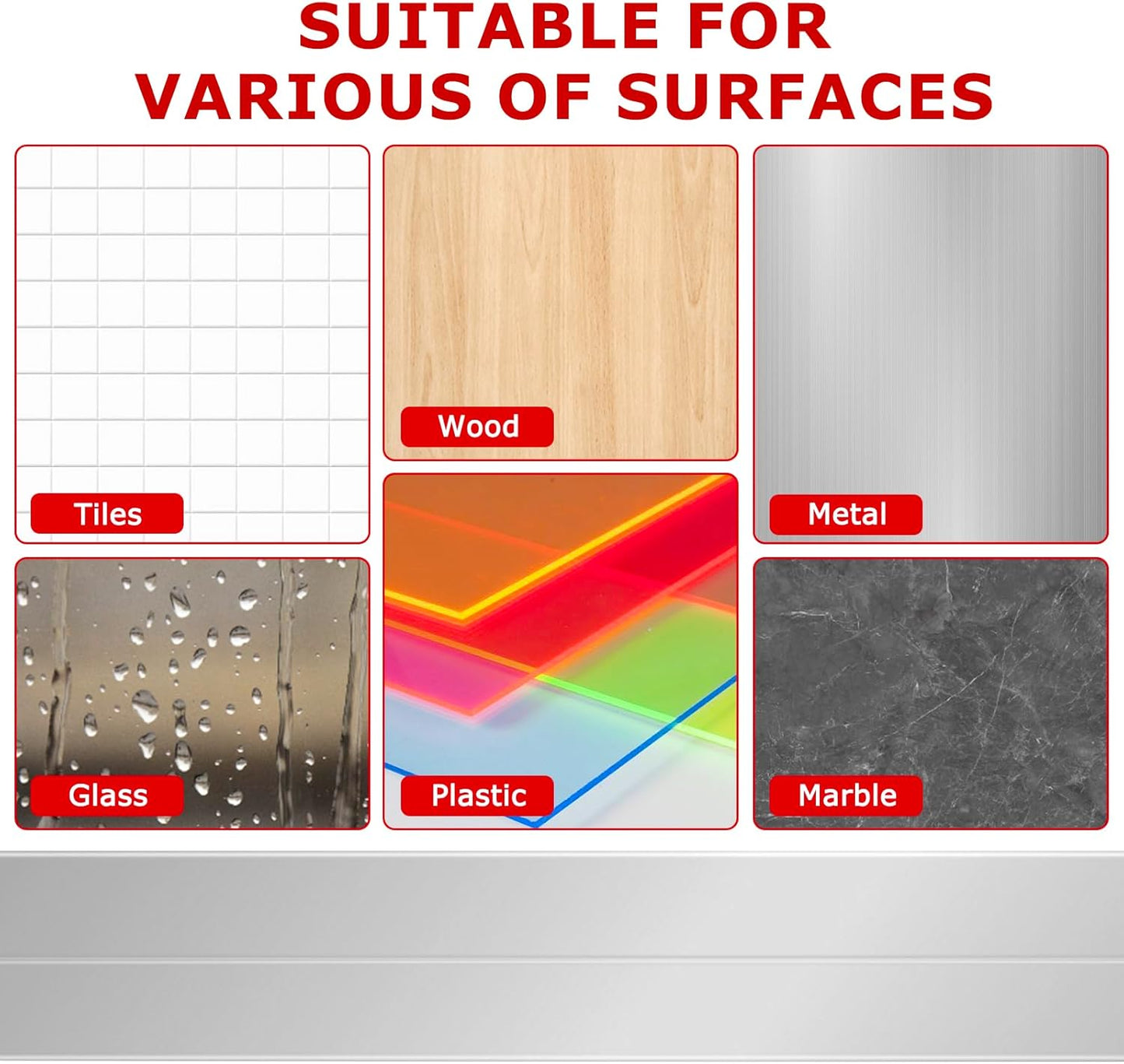 Flexible Peel and Stick Wall Corner Guards - Edge Protector Self Adhesive Trim Strip for Wall Edge (Silver, 2.4 in x 40 Ft)