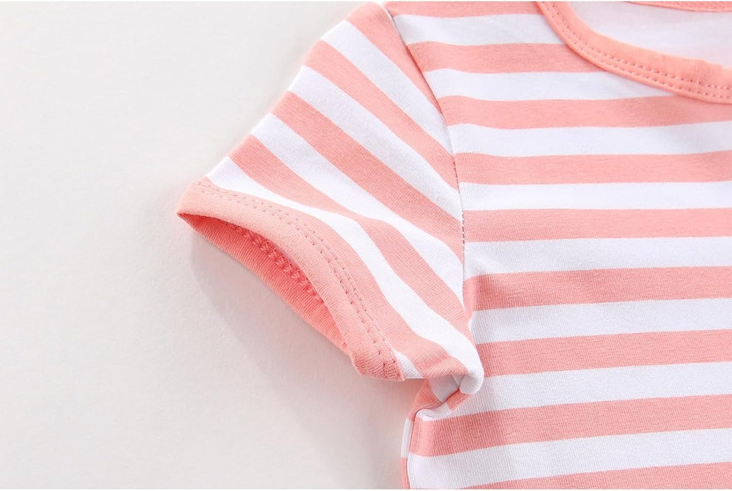 2 Pack Unisex Baby Short Sleeve Rompers 2 Way Zipper New Born One-Piece Jumpsuits 0-24Months Infant Outfits