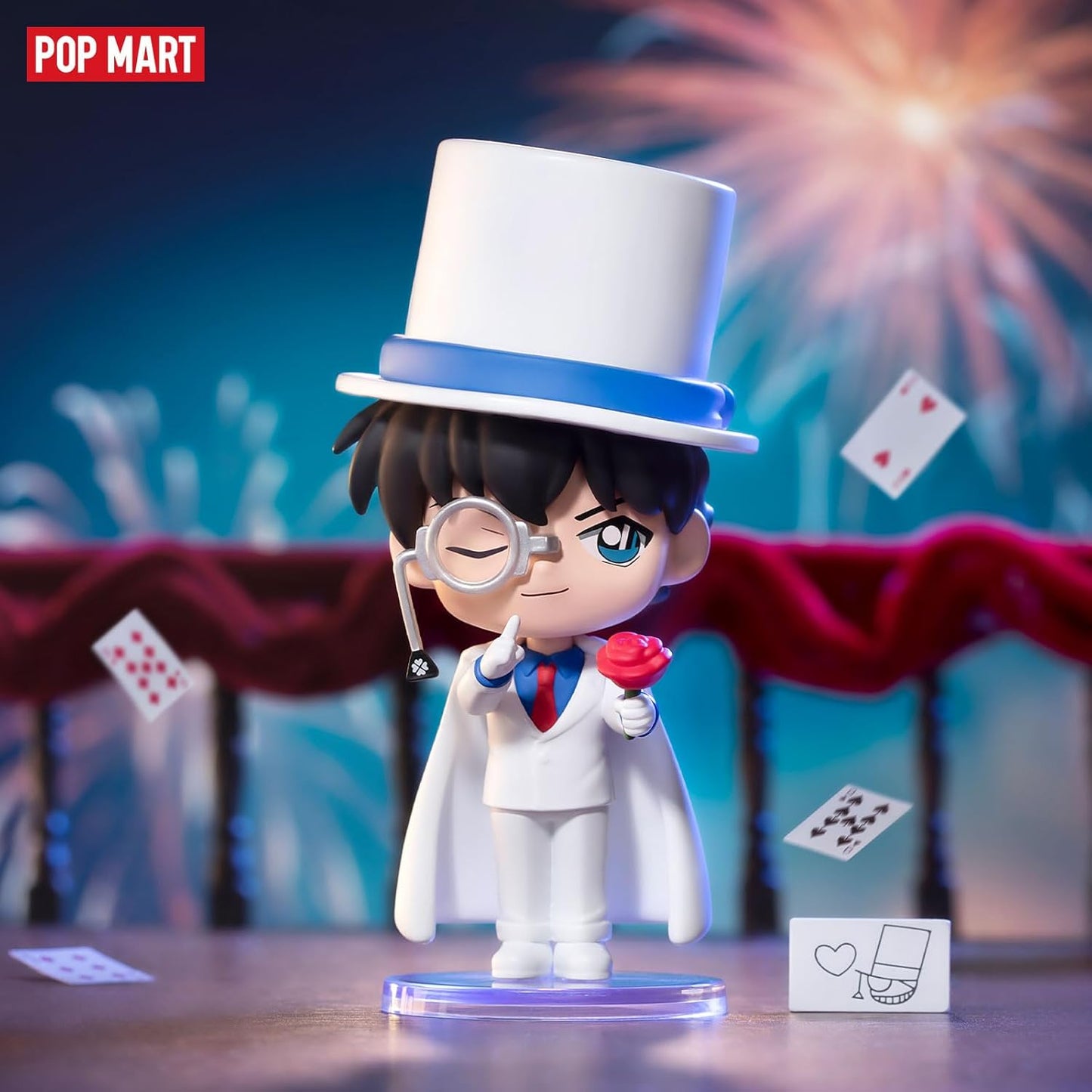 POP MART Detective Conan Case Closed Carnival Series Blind Box Figures, Random Design Mystery Toys for Modern Home Decor, Collectible Toy Set for Desk Accessories, Single Box