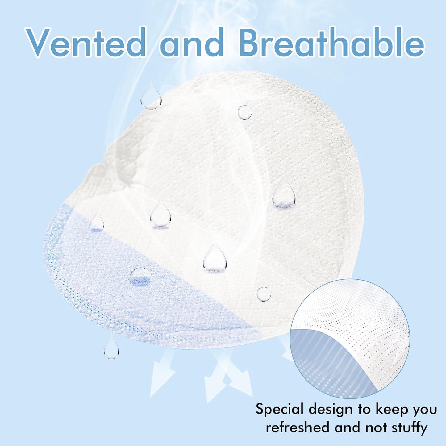NCVI Super Absorbent Disposable Nursing Pads 180 Count, Stay Dry Breast Pads for Leaking Milk, Soft and Breathable, Leakproof Nipple Pads Individually Wrapped, Breastfeeding Essentials for Moms