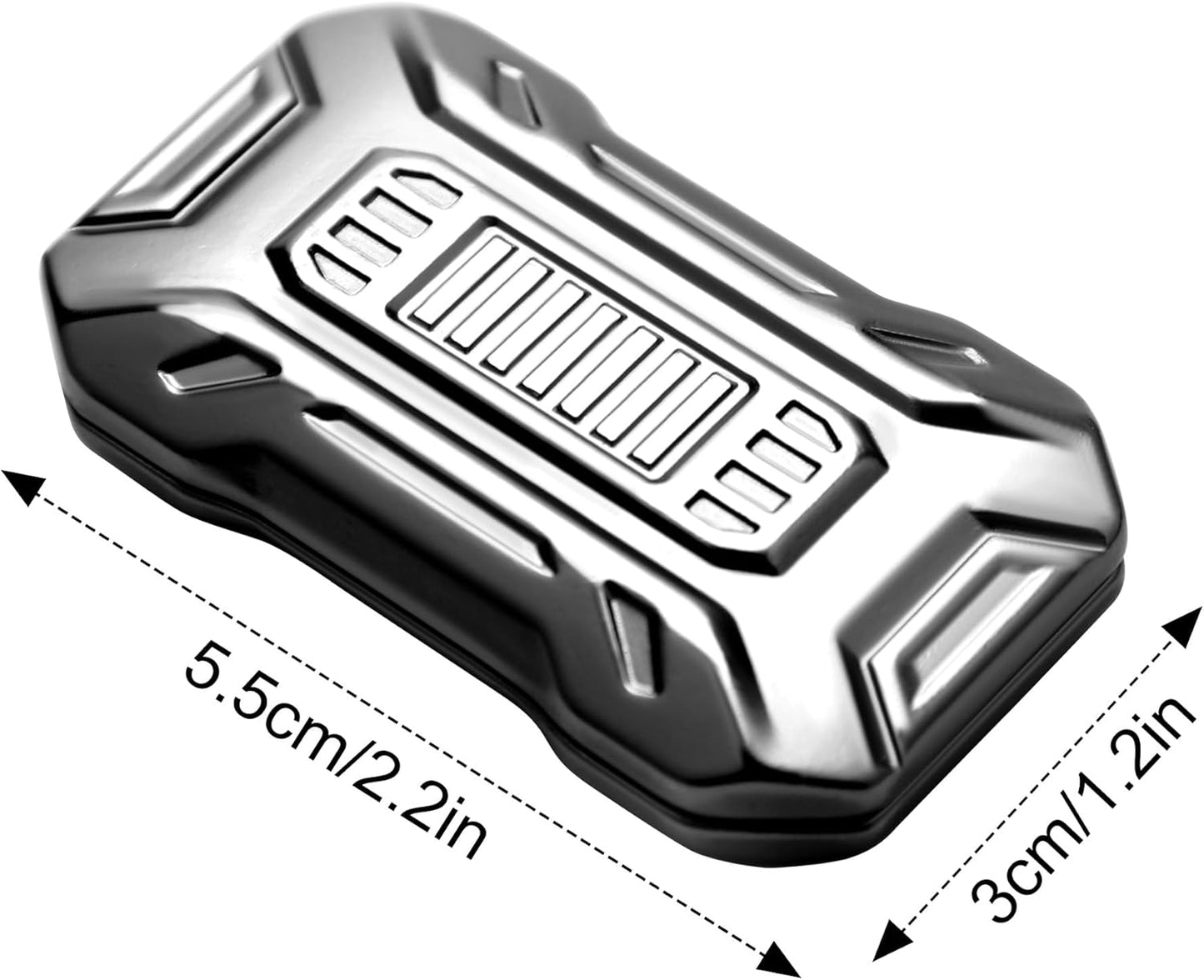 Magnetic Silder Fidget, Slider Fidget Toys for Adults, Metal Fidget Toys for Kids Party Favors, Birthday, Fidgets Toys for Teens (A-Gray)