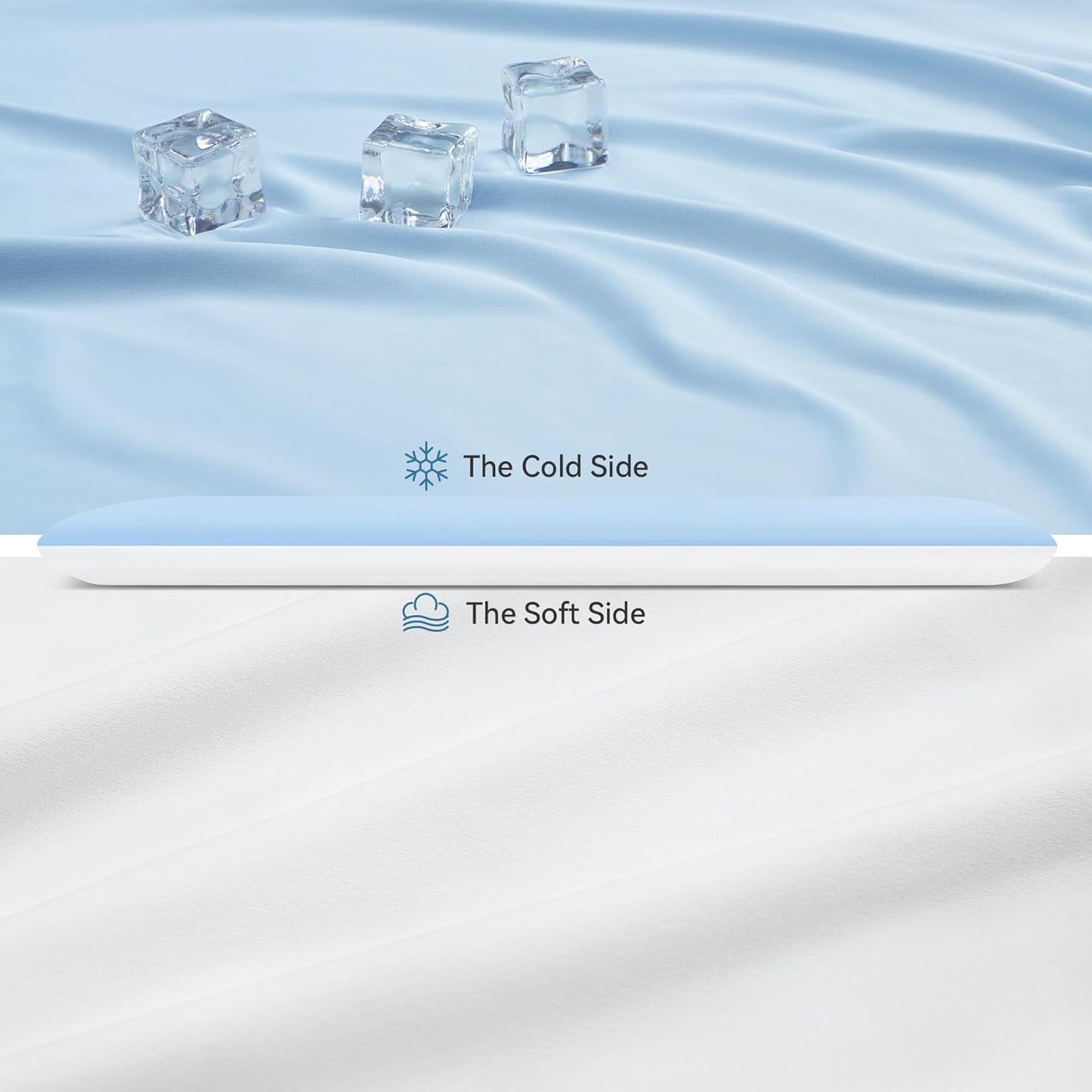 AM AEROMAX 2.75 Inches King Size Hyper Slim Memory Foam Pillow for Stomach and Back Sleepers - Thin, Flat Design for Cervical Neck Alignment and Deeper Sleep.