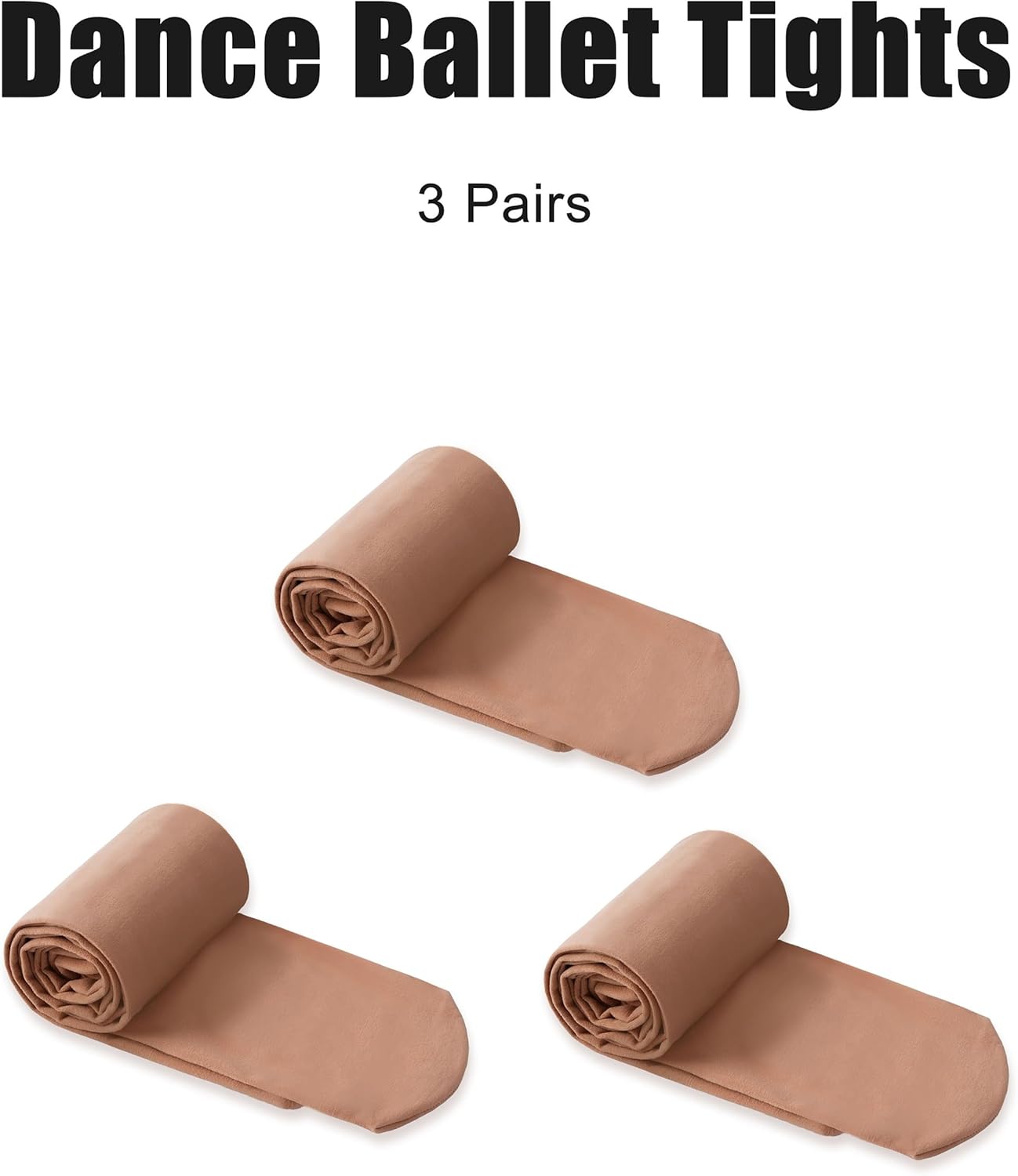 Toddler Girls Tights Dance Ballet Footed Leggings Ultra Soft Stockings for Kids Students