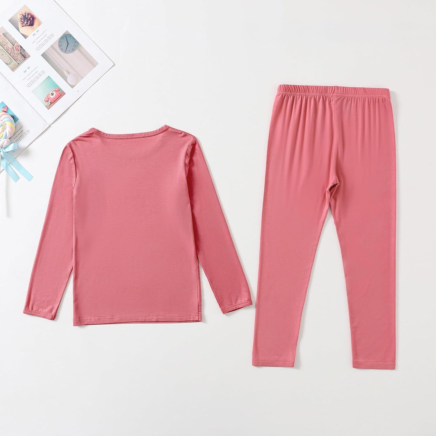 Jimonda Baby Boys Girls Pajama Sets Toddler Sleepwear Cool Jammies 2pcs Viscose from Bamboo PJs 18M-8Y