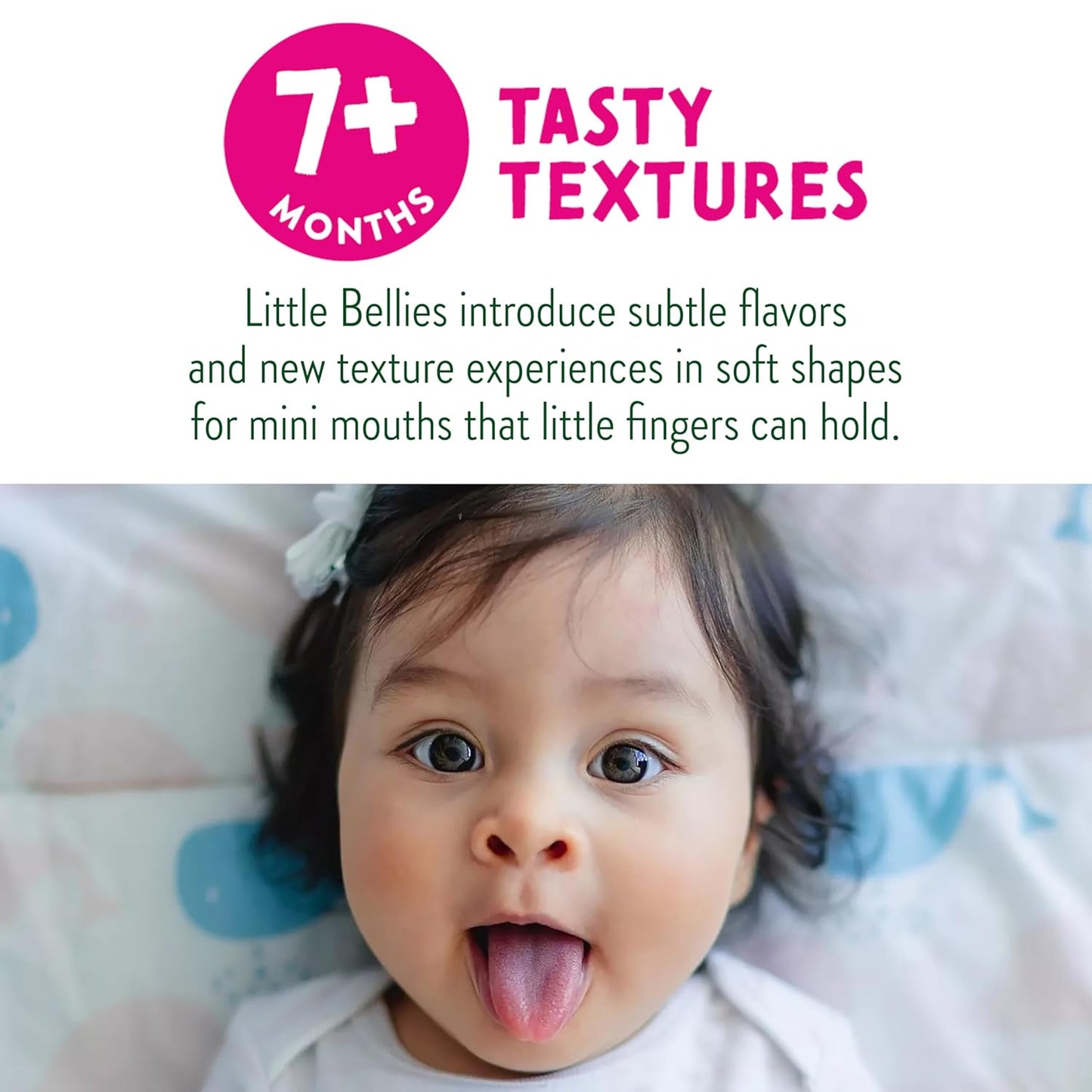 Little Bellies Organic Apple & Cinnamon Puffs Baby Snack (Pack of 18 x 0.42 oz Individual Packs)