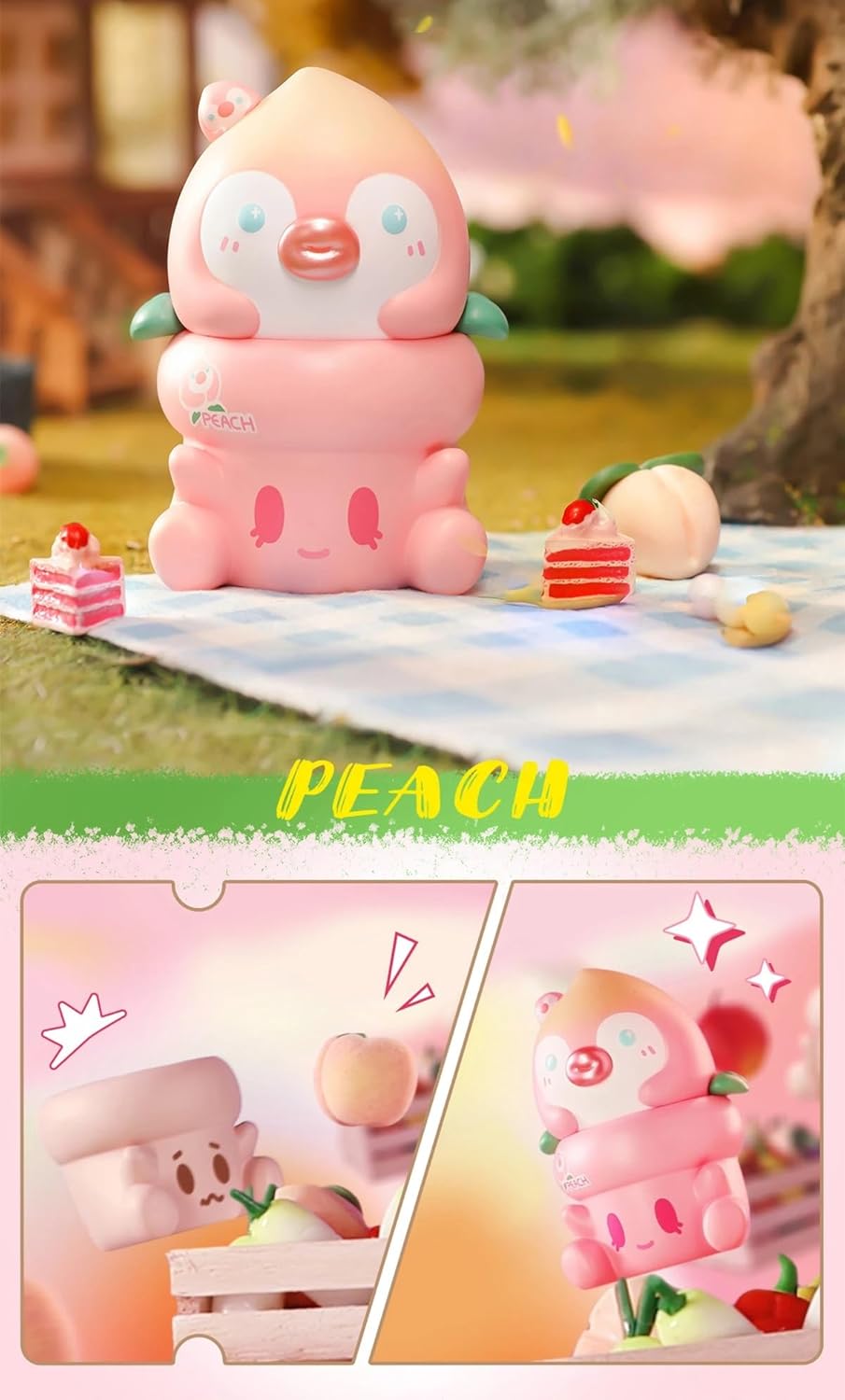 Penpot Hugging Vegetable Series Blind Box Figures 1PC Random Design Box Toys for Modern Home Halloween Decorations Indoor, Collectible Toy Set for Desk Accessories