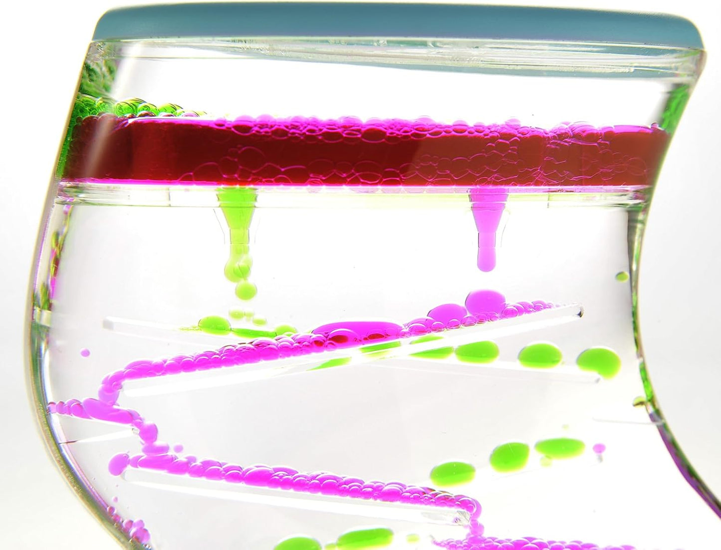 PowerTRC Liquid Motion Bubbler Sensory Toy, Stress Reliever Toys for Autism & ADHD, Calming and Relaxing Fidget Toy Gift for Kids and Adults Decorate Desktops, Home, Room, Or Classrooms