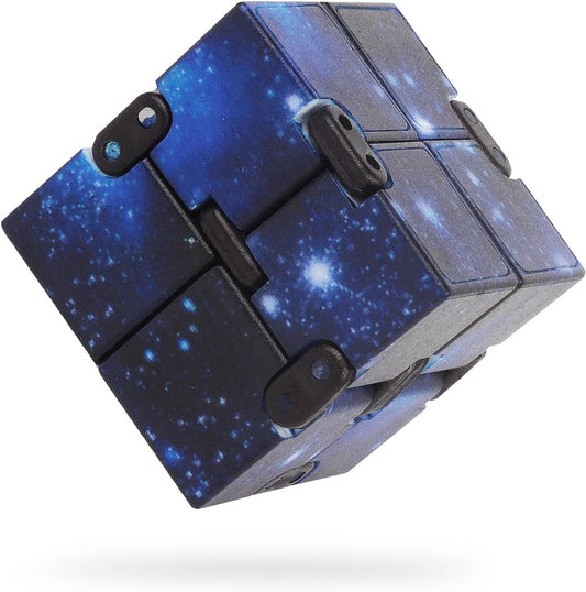 Fidget Infinity Cool Cube Toys: Fidget Toy Hand Held Magic Cubes Cool Stuff Gadgets Things Unique Birthday Gifts Boys Girls Kids Adults Anxiety Stress Relief Sensory Christmas Stocking Stuff Gift Toys
