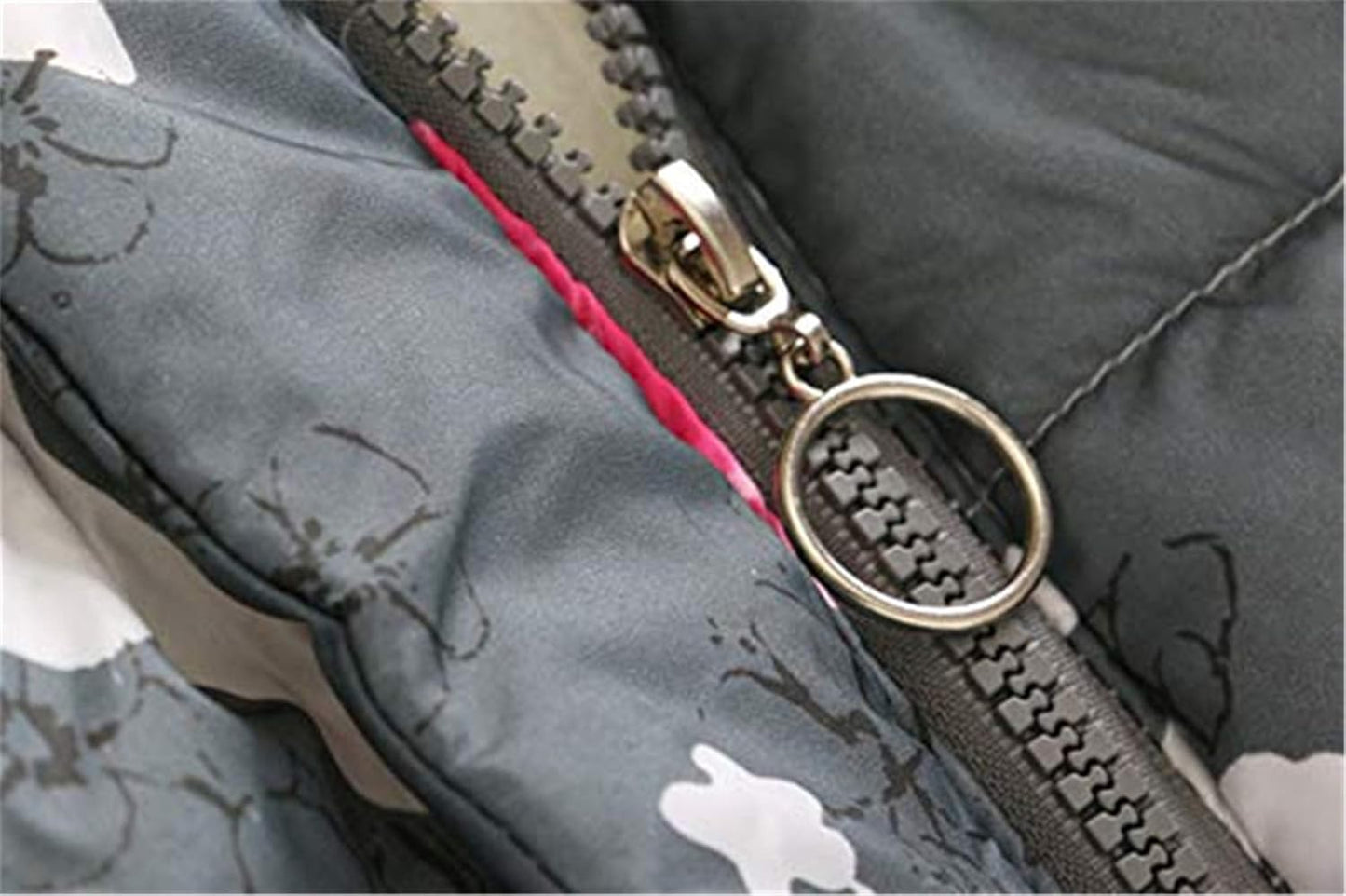 Miss Bei Girl's Winter Coat Jacket Hooded Kids Toddler Flower Print Parka Outwear Warm Cotton Puffer Hooded Jacket