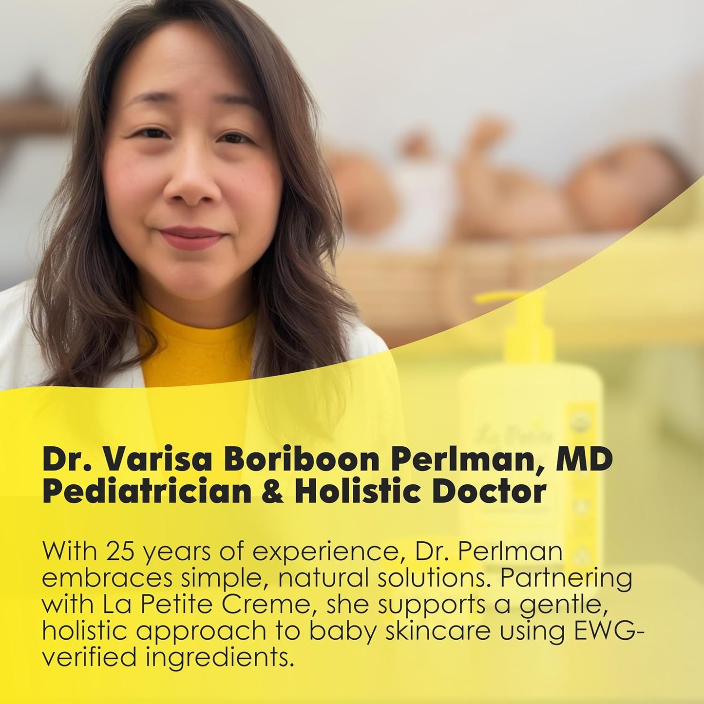 La Petite Creme French Premium Diapering Lotion - Diaper Cream Alternative to Baby Wipes - Gentle Moisturizer & Skin Cleanser with USDA Certified Organic Ingredients - Baby Essentials (8 oz)