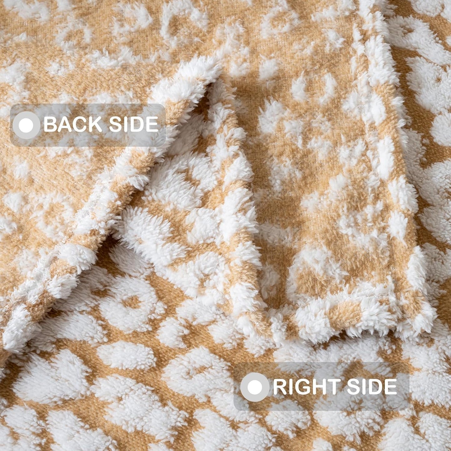 Fleece Baby Blanket for Boys 3D Leopard Print Design, Warm Cozy and Fluffy Infant Newborn Toddler Small Receiving Blankets for Crib Stroller, 30x40 Inches, Leopard Print