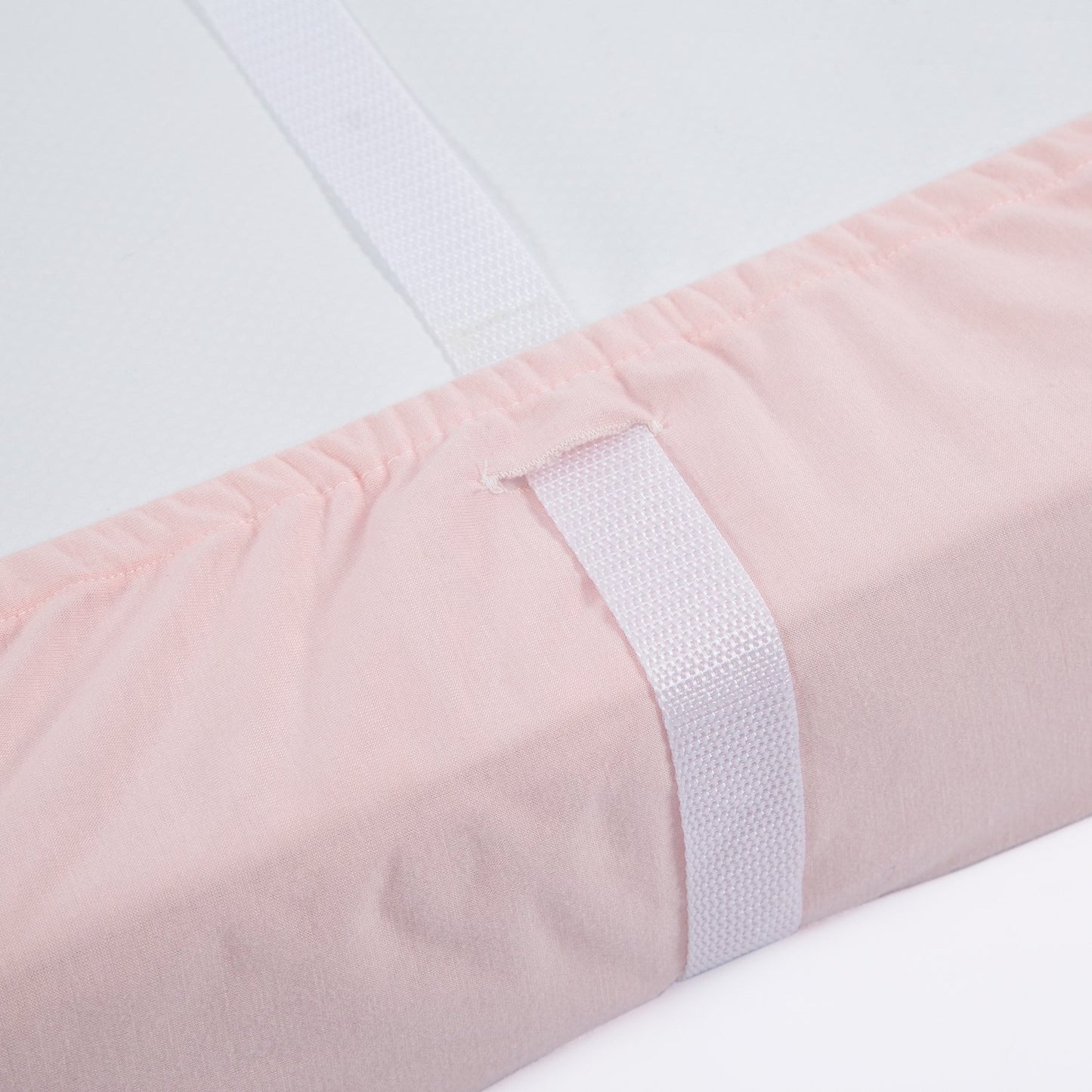 TILLYOU Changing Pad Cover Set in Soft Jersey Material Diaper Changing Table Sheets - Fits 32"/34''x16 Contoured Pad for Babies,Peachy Pink & Lt Gray