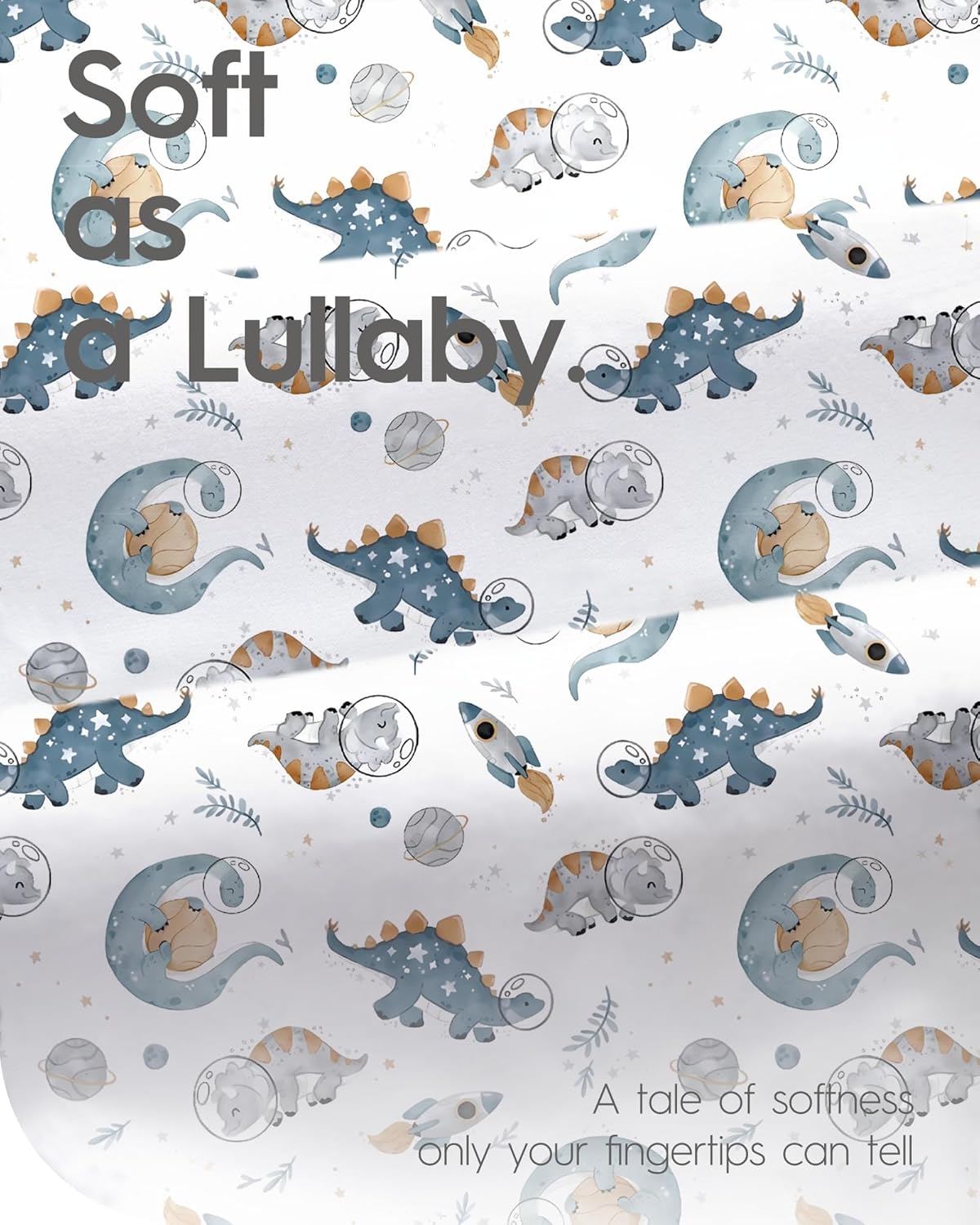 Extra Stretchy Changing Pad Cover, TotBasic Ultra Soft Premium Jersey Knit Changing Pad Sheets, Unisex for Boys Girls, Fits All Standard Changing Tables/Dresser Tops - 2 Pack (Dino + Whale)