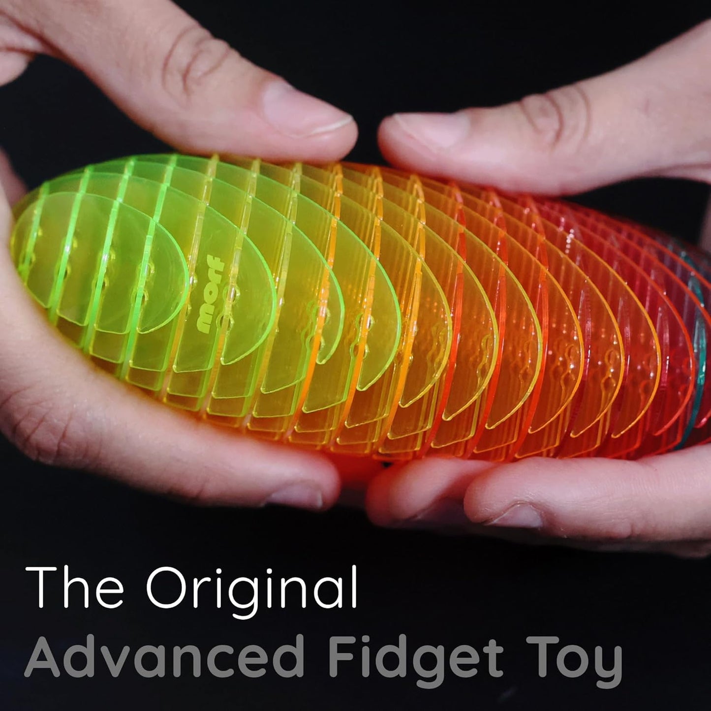 Morf Fidget Worm Toy - Desk Fidgets for Adults - Cool Satisfying Worm Fidget Sensory Toys - Fun and Interactive Morf Fidget Toy for Kids - USA Patent Pending Morf Figgy Toys - Big - 20 x 20