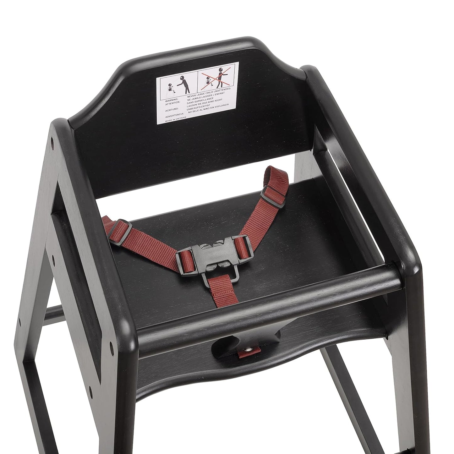 Hight Quality, Baby Highchairs, Durable Dining Feeding Chair with Steps, High Chairs for Babies and Toddlers, Seating Ready-to-Assemble Restaurant Wood High Chair, Wooden High Chair, Seria 01