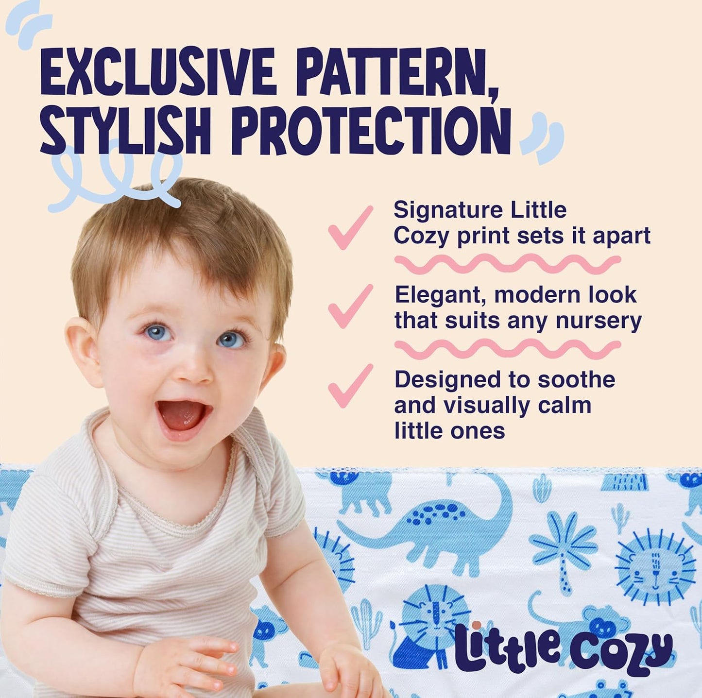 Crib Tent to Keep Baby from Climbing Out – Pop Up Crib Net Canopy with Strong Breathable Mesh, Double Auto-Lock Zippers & Durable Frame – Easy Install Baby Safety Cover for Standard Cribs