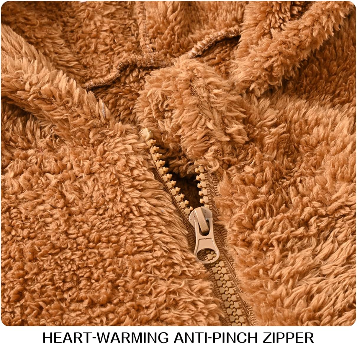 Baby Fleece Jumpsuits Infant Bear Ear Snowsuit Newborn Hooded Romper Warm Coat