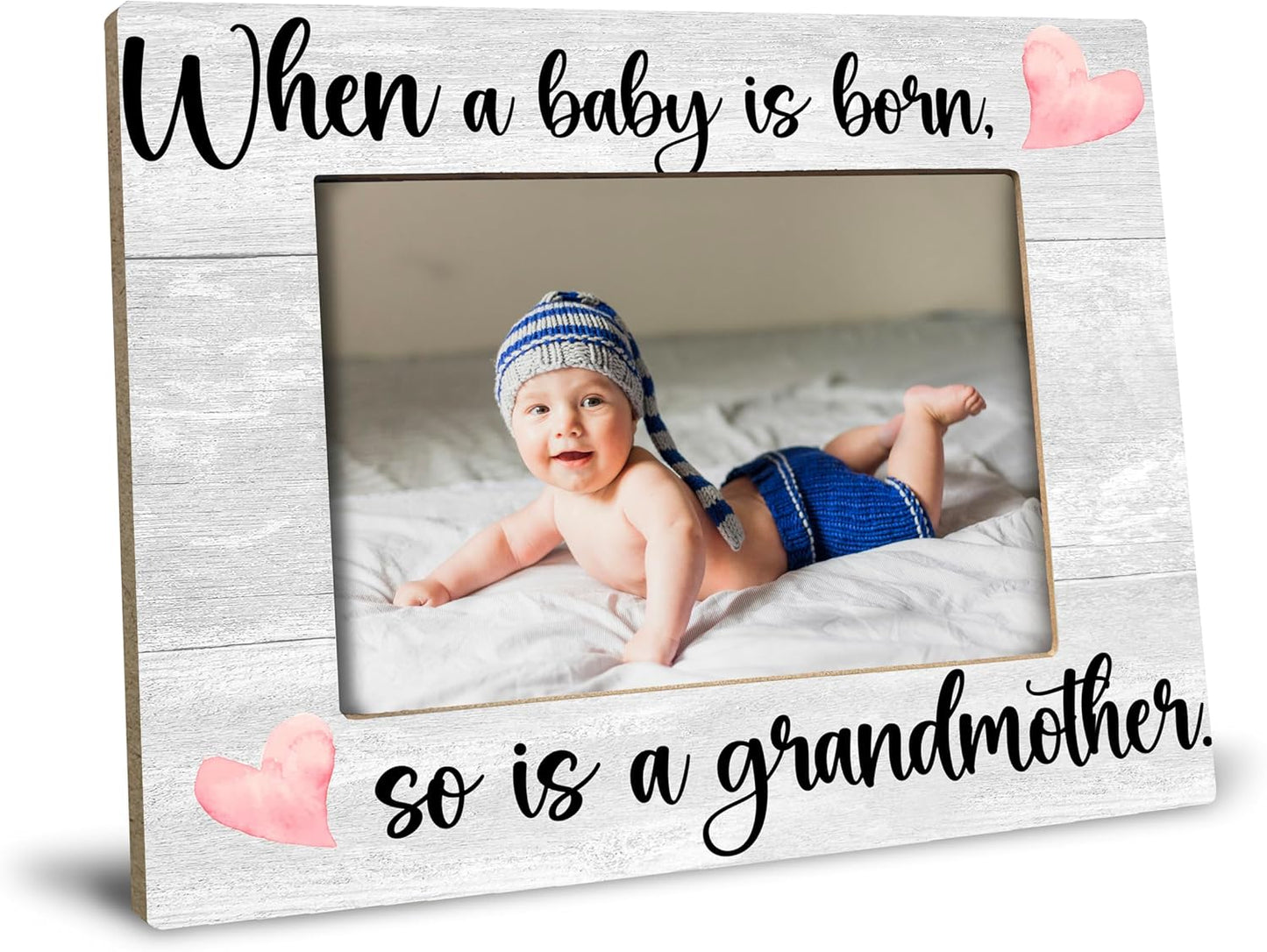 First Time Grandma Gifts, New Grandma Gifts First Time 2025, Grandma Frame, When a Baby is Born So is a Grandmother, Picture Frame, Photo Frame 8X10