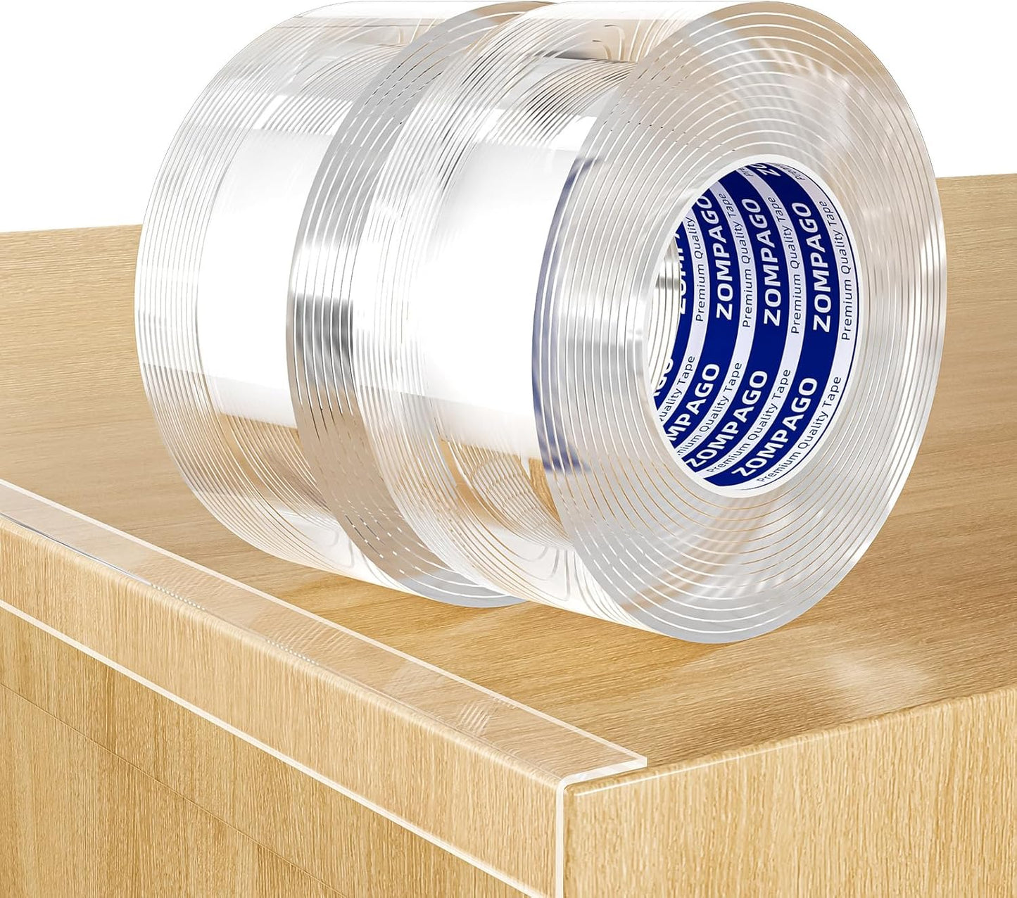 Clear Soft Corner Protectors for Furniture Strip,2in x13FT,2 Rolls,Sharp Edge & Table Bumper,Window Edge,Wall Protector, Soft Corner Guards Safe for Proof,Table Corner Protectors in Family