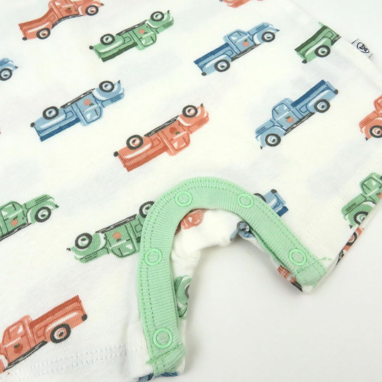 HonestBaby Short Sleeve and Tank Romper 100% Organic Cotton for Infant Baby and Toddler Boys