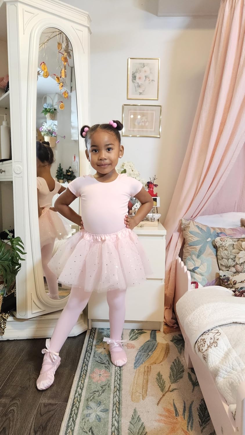 Stelle Girls' Ultra Soft Pro Dance Tight/Ballet Footed Tight (Toddler/Little Kid/Big Kid)