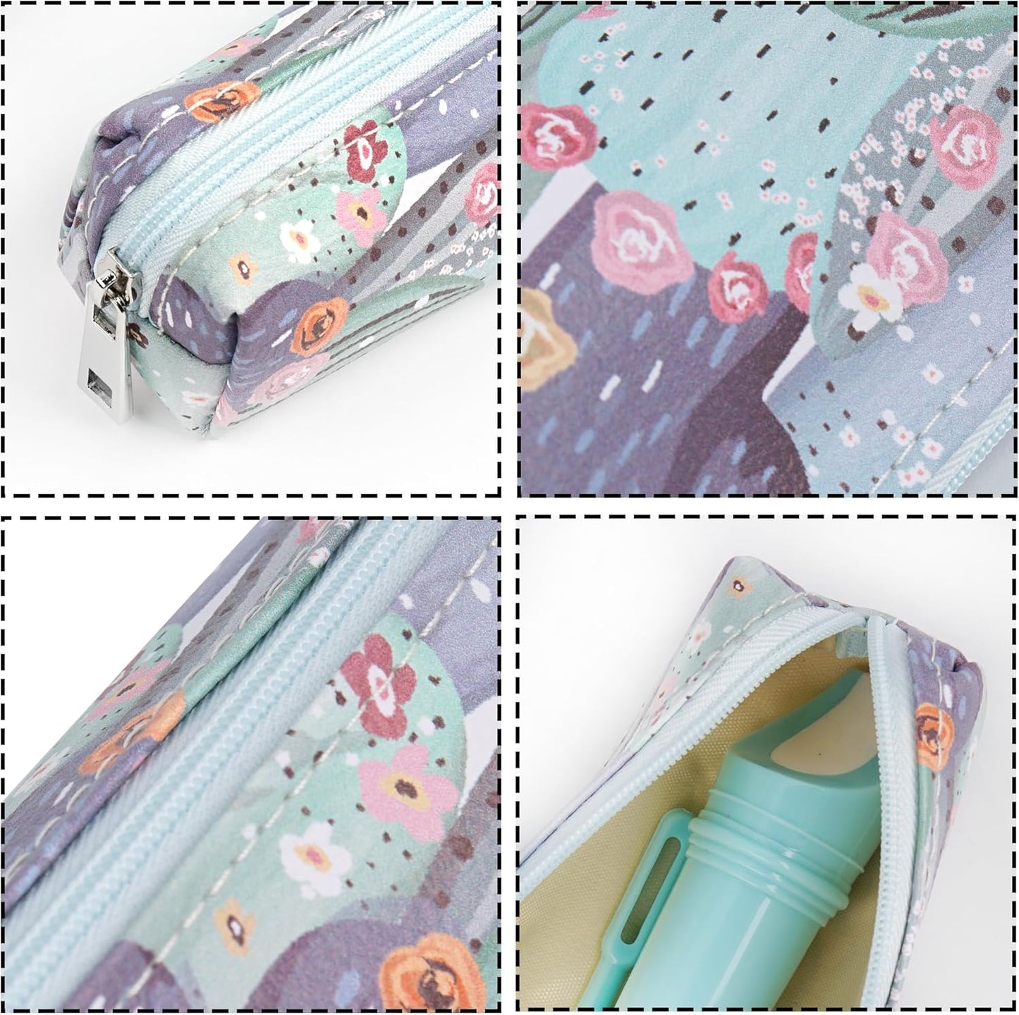 Recorder Instrument for Beginner Adults,8-Hole Soprano Descant Recorder Music Flute with Cleaning Rod & Case Bag For Home Entertainment(2-Cactus2)