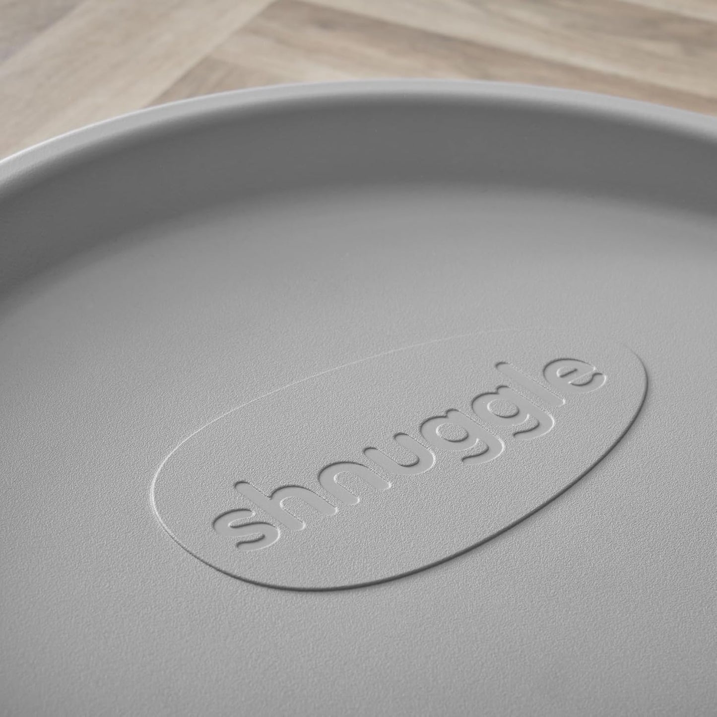 Squishy Changing Mat - Baby Changing Diaper Pad, Wipeable Easy-to-Clean Nappy Station, Warm-to-Touch Surface, Non-Slip Base, No Covers Needed - Grey