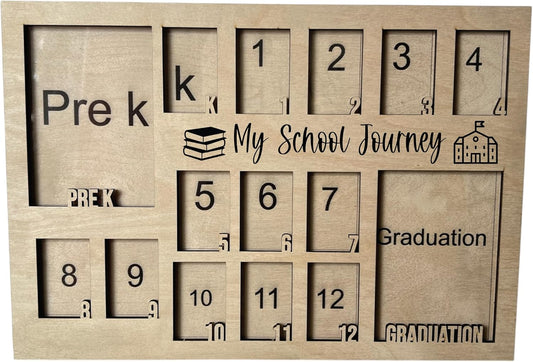Graduation Picture Frame, Pre k picture frame, Kids photo, Kindergarten Frame, Kids School Frame, School Picture (School Journey Pre-k)
