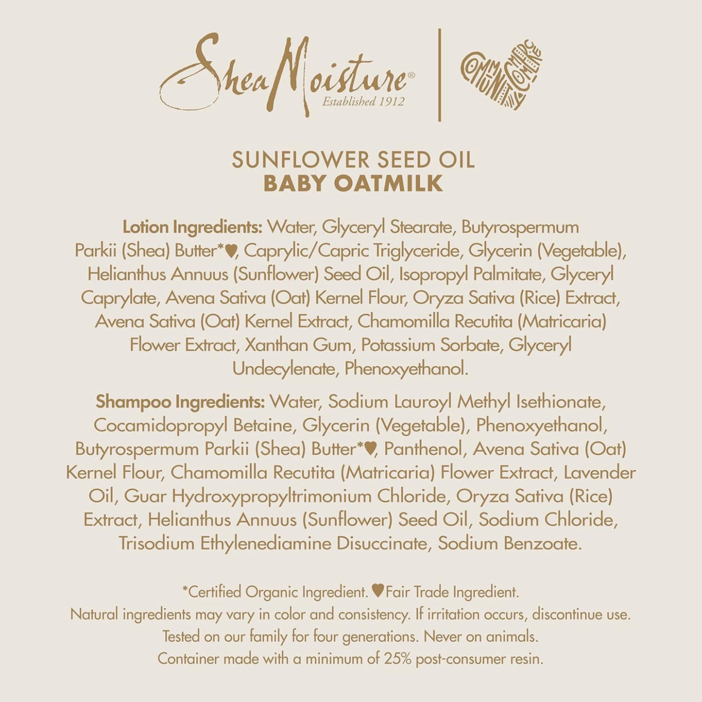 SheaMoisture Baby Wash and Shampoo 21 oz 2 Count - Oat Milk and Rice Water Care with Shea Butter for Sensitive and Dry Skin, Hypoallergenic, Sulfate and Paraben Free, Fragrance Free