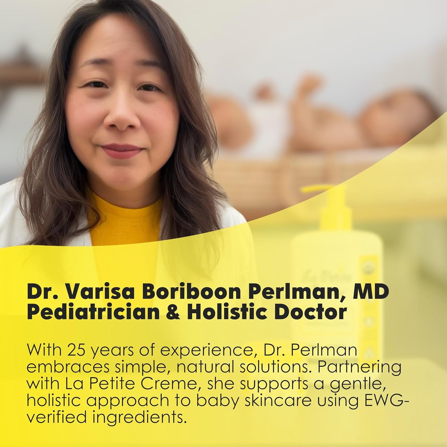 La Petite Creme French Premium Diapering Lotion - Diaper Cream Alternative to Baby Wipes - Gentle Moisturizer & Skin Cleanser with USDA Certified Organic Ingredients - Baby Essentials (20 oz)