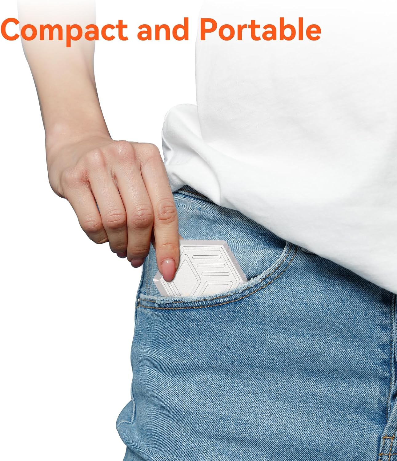 Magnetic Fidget Toys - Metal Fidget Slider, EDC Adult Stress Relief Fidget Toys, Hexagonal Design Office Desk Toys, for Adult