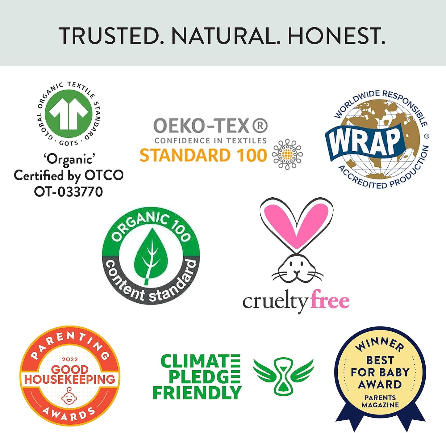 HonestBaby Baby Sleep N' Play One-Piece Zip-Front Footed Organic Cotton Pajama Sleeper