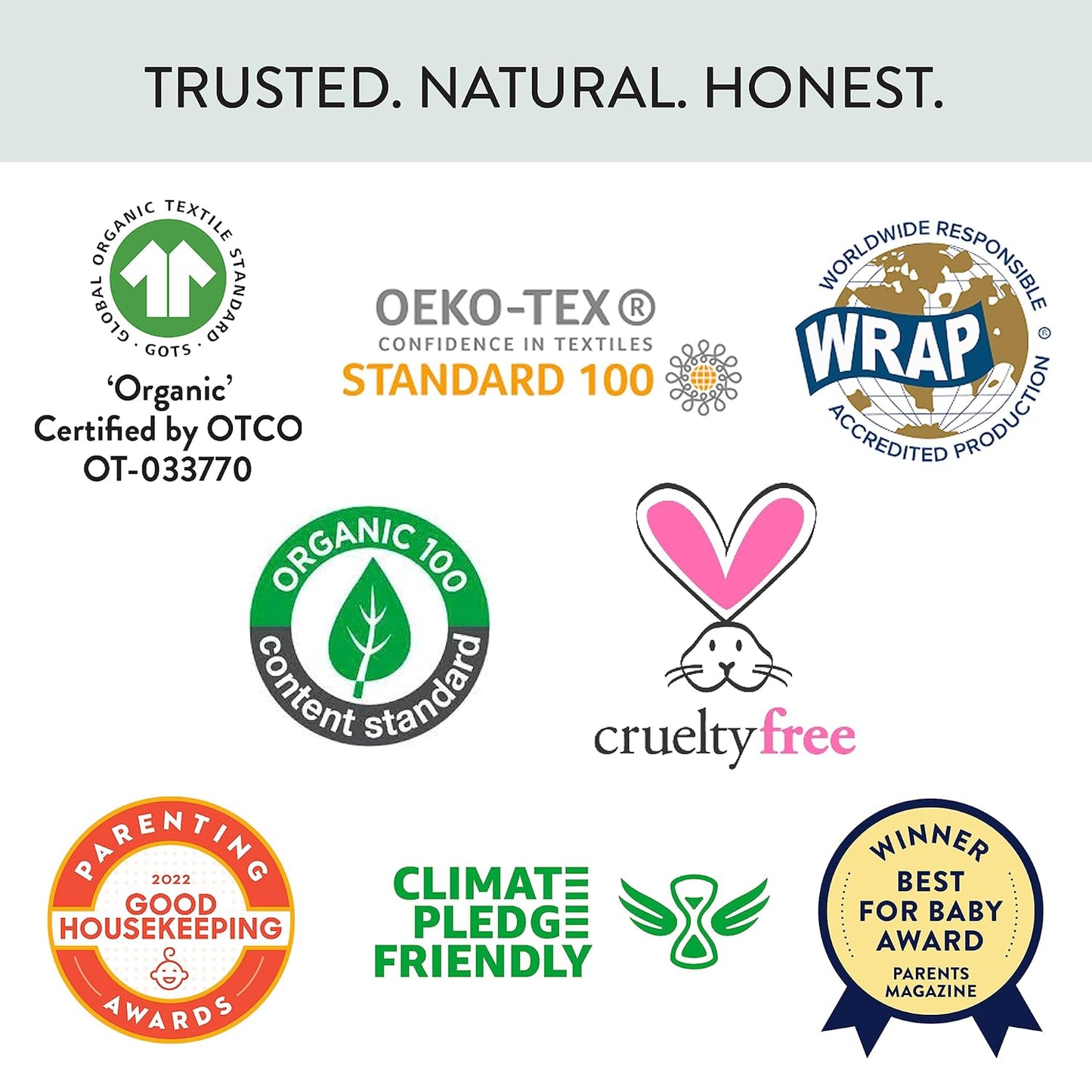 HonestBaby Organic Cotton Changing Pad Cover, Strawberry Pink Floral, One Size