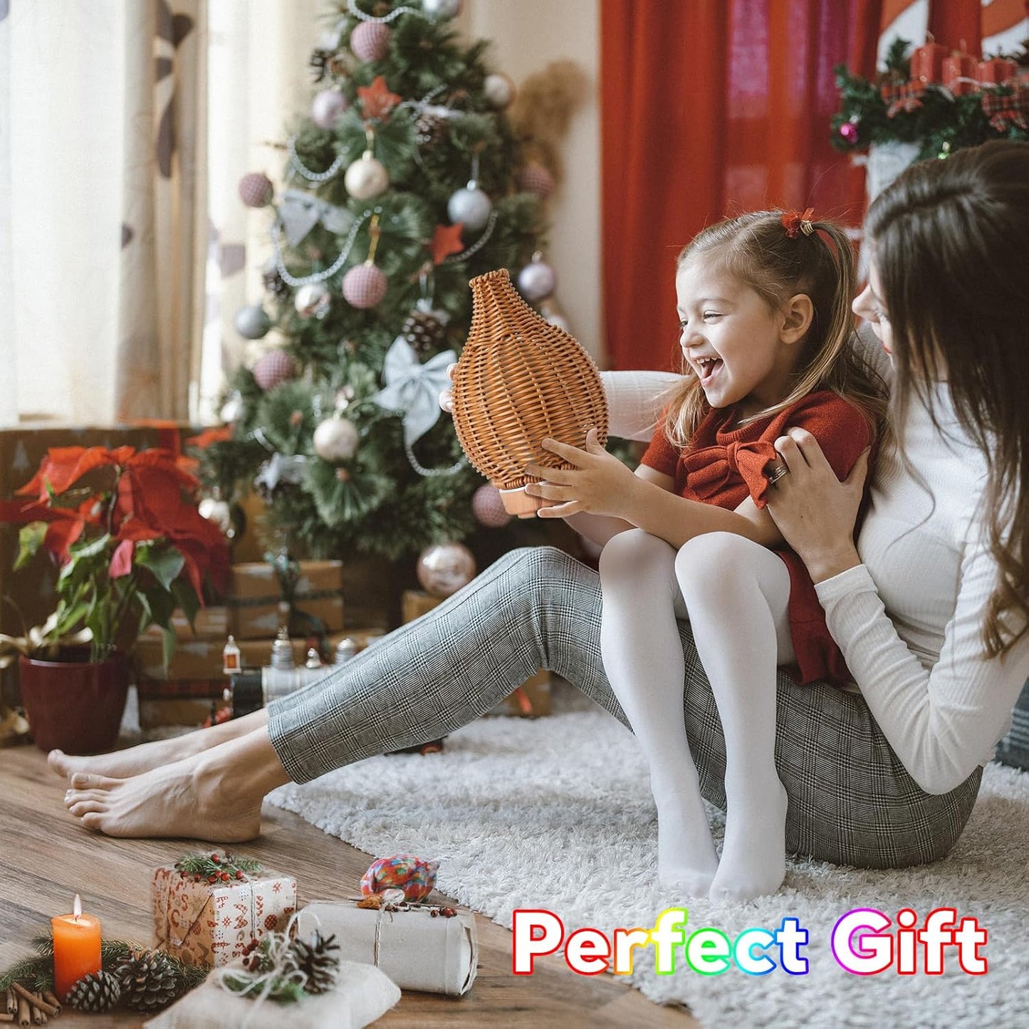 Boho Essential Oil Diffuser for Home Rattan Weaving with Remote Control, 100mL 7 Changing Color Lights Ultrasonic Aroma Humidifier, Noiseless Auto-Off Sleep Mode for Bedroom Office Workout