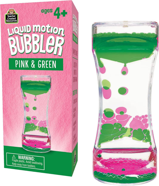 Pink & Green Liquid Motion Bubbler
