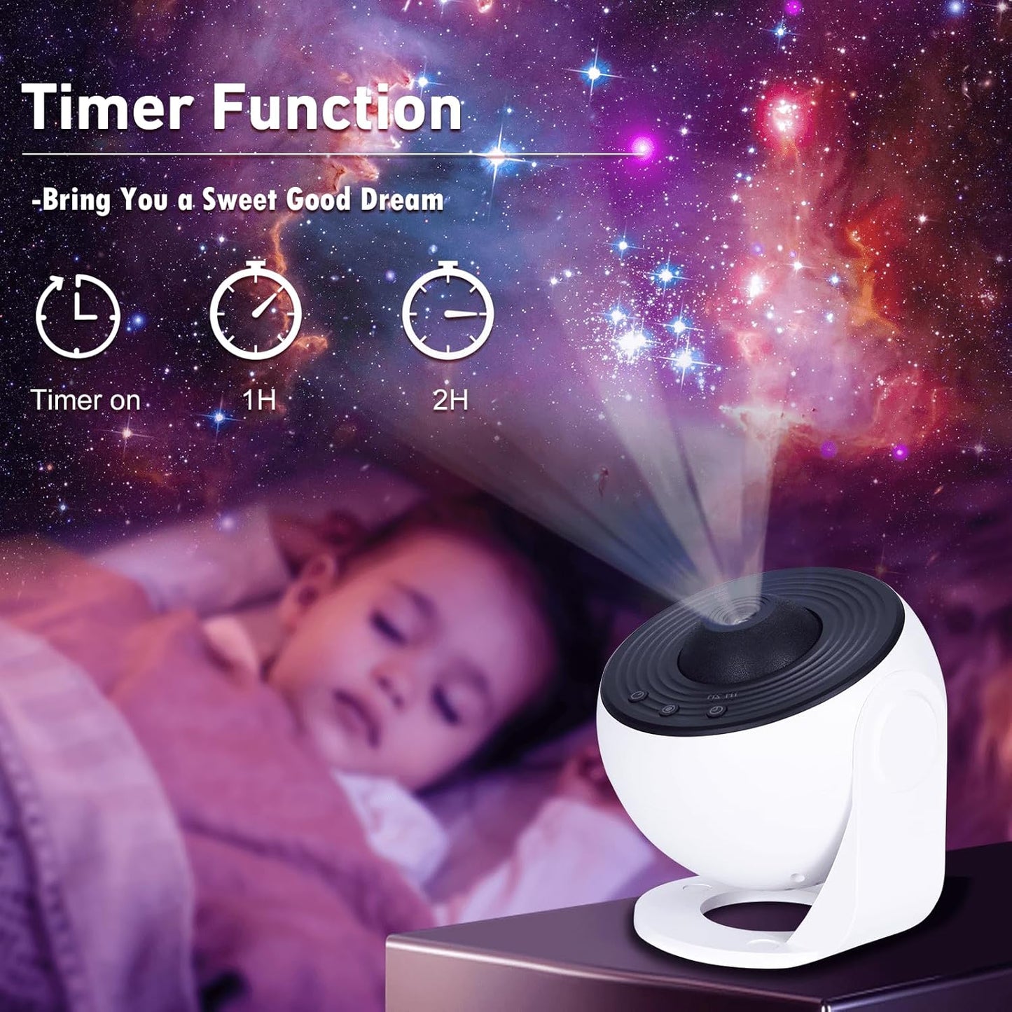 Galaxy Projector, 13 in 1 Planetarium Projector, Star Night Light Projector with Solar System Nebular Moon, Adjustable Focus Galaxy Light Projector for Kids Adults Bedroom Ceiling Room Décor