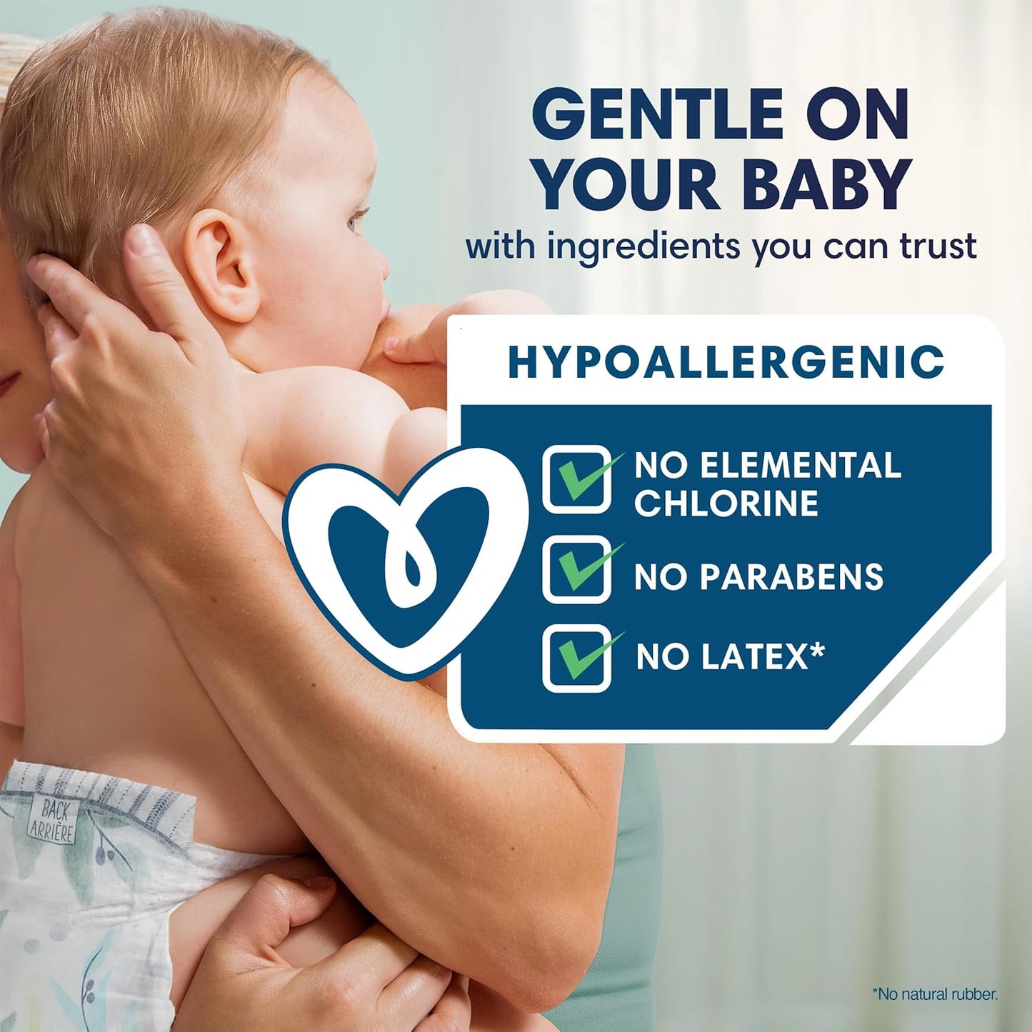 Pampers Pure Protection Baby Diapers, Size 0 (10 lbs ), 128 Count, Up to 100% Leakproof, Premium Plant-based Skin Protection, Hypoallergenic Soft Diapers