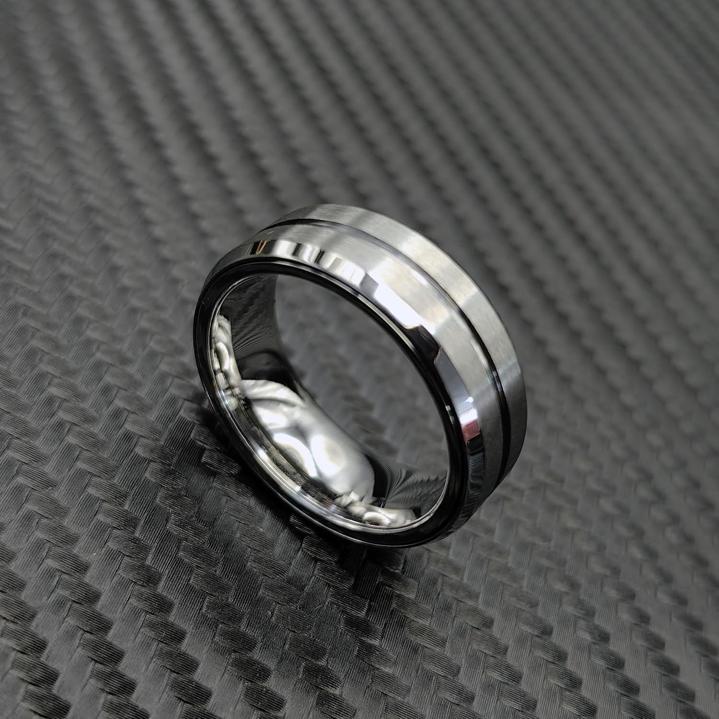 EDC Fidget Slider Fidget Toy Adult Stress Relief Metal Ratchet Ring Jewelry ADHD Recreational Fidget Toy Tactile Coin (Silvery, 10)