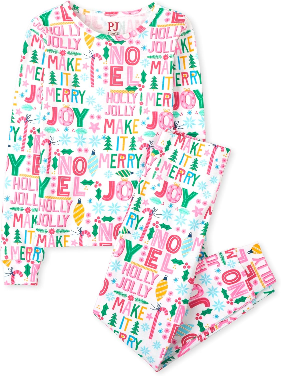 The Children’s Place Family Matching, Christmas and Holiday Pajama Sets, Cotton