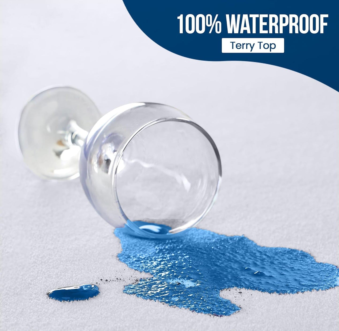 Utopia Bedding Waterproof Mattress Protector Full Size (Pack of 14), Premium Terry Mattress Cover 200 GSM, Breathable, Fitted Style with Stretchable Pockets (White)