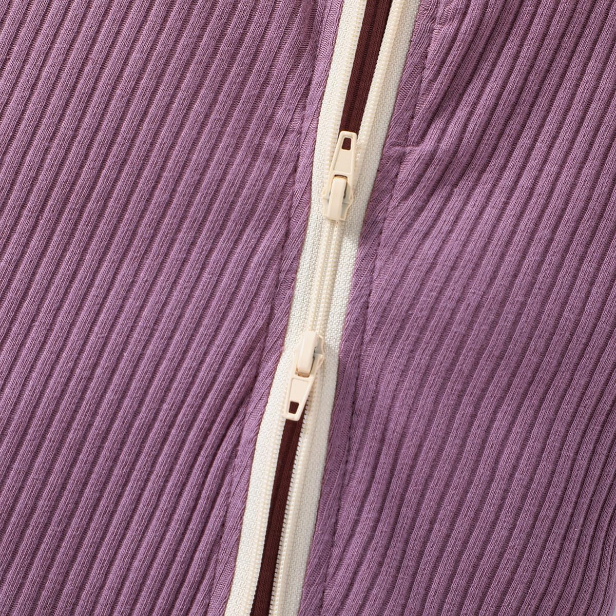 Bafeicao Unisex Baby Boy Girl 2 Pack Rompers Short Sleeve 2 Way Zipper One Piece Jumpsuits Clothes Sets